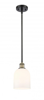 Bella - 1 Light - 6 inch - Black Antique Brass - Mini Pendant (3442|516-1S-BAB-G558-6GWH)