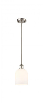 Bella - 1 Light - 6 inch - Brushed Satin Nickel - Mini Pendant (3442|516-1S-SN-G558-6GWH)