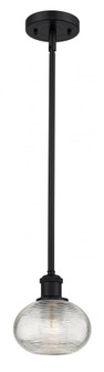 Ithaca - 1 Light - 6 inch - Matte Black - Mini Pendant (3442|516-1S-BK-G555-6CL)