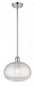 Ithaca - 1 Light - 10 inch - Polished Chrome - Mini Pendant (3442|516-1S-PC-G555-10CL)