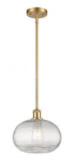 Ithaca - 1 Light - 10 inch - Satin Gold - Mini Pendant (3442|516-1S-SG-G555-10CL)