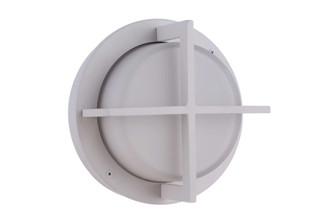 Outdoor Large Round Bulkhead in Textured White (20|ZA5912-TW)