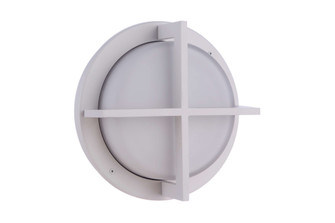 Outdoor Small Round Bulkhead in Textured White (20|ZA5902-TW)