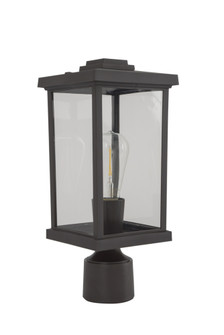 Resilience 1 Light Outdoor Post Mount in Bronze, Clear Lens (20|ZA2415-BZ-C)
