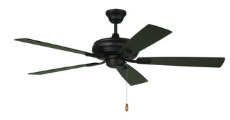 Eos 52'' 5-Blade Ceiling Fan in Espresso w/ Espresso/Walnut Blades; Light Kit Optional (Not Inclu (20|ECF52ESP5-ESPWLN)