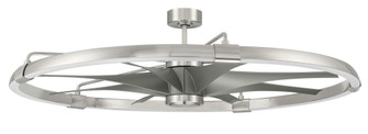 Axel 52'' 8-Blade Ceiling Fan in Brushed Polished Nickel w/ Brushed Nickel Blades; Integrated Lig (20|AXL57BNK8)