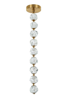 Jackie 9 Light LED Pendant in Satin Brass (20|59492-SB-LED)