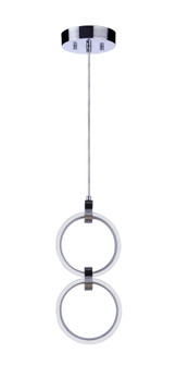 Context 2 Light LED Pendant in Chrome (20|59392-CH-LED)