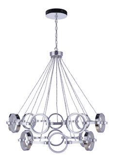 15 Ring 2-Tier LED Chandelier (20|59315-CH-LED)