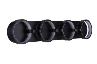 Context 4 Light LED Vanity in Flat Black (20|59304-FB-LED)