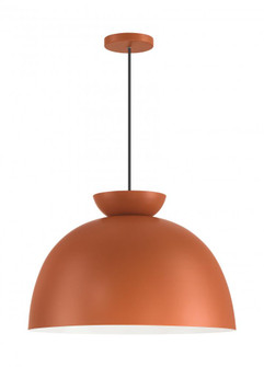 Ventura Dome 1 Light Pendant in Baked Clay (20|59192-BCY)