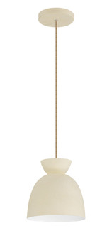 Ventura Dome 1 Light Mini Pendant in Cottage White (20|59191-CW)