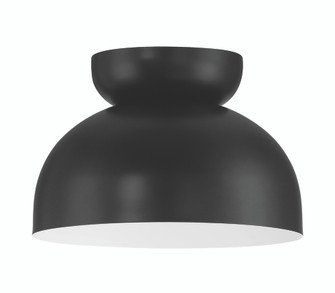 Ventura Dome 1 Light Flushmount in Flat Black (20|59181-FB)