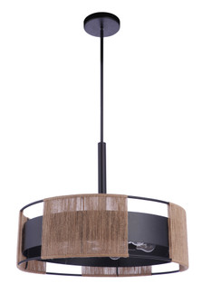 Kensey 6 Light Pendant in Flat Black (20|59096-FB)