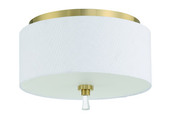 Fortuna 2 Light Flushmount in Satin Brass (20|58282-SB)