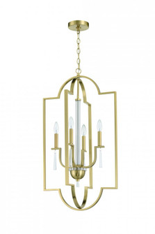 Fortuna 4 Light Foyer in Satin Brass (20|58234-SB)