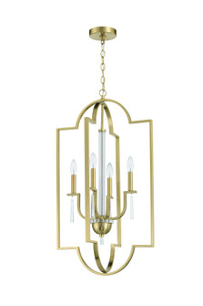 Fortuna 4 Light Foyer in Satin Brass (20|58234-SB)