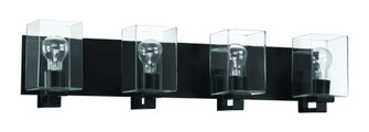 McClane 4 Light Vanity in Flat Black (20|18532FB4)
