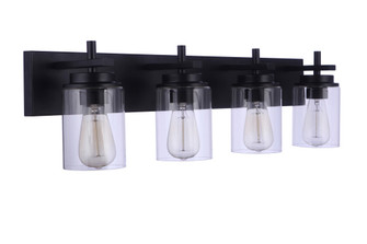 Reeves 4 Light Vanity in Flat Black (20|17432FB4)
