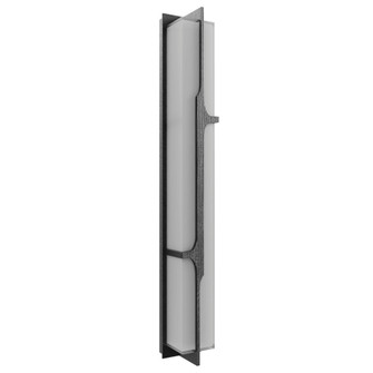 Avenue Outdoor 36''H Faux Wood Grain LED Wall Sconce in Black (4450|AV2636-BLK)