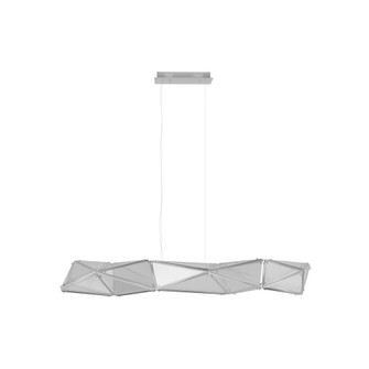 Seoul 63''W Geometric LED Pendant in Chrome (4450|HF7863-CH)