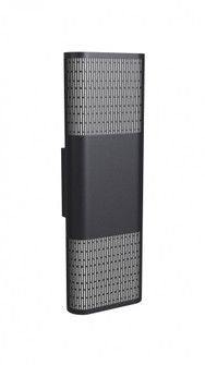 Avenue Outdoor 18'' Sconce with  Perforated Black Frame (4450|AV2318-BLK)
