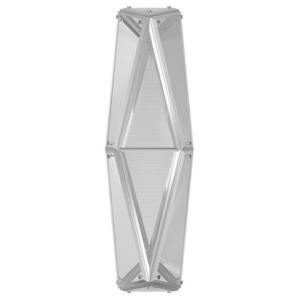 Seoul 24''H Geometric LED Wall Sconce in Chrome (4450|HF7824-CH)