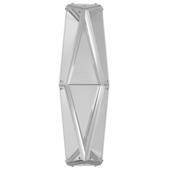 Seoul 36''H Geometric LED Wall Sconce in Chrome (4450|HF7860-CH)