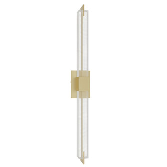 The Original Glacier 39''H LED Wall Sconce in Brushed Brass/Snow (4450|HF3012-BB-XL-SNW)