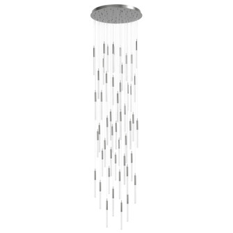 Main Street 51-Light 37''W LED Chandelier in Polished Nickel/Snow (4450|HF2051-SNW-PN)