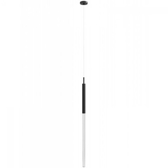 Main Street  1 Light Snow Acyrlic Pendant in Black (4450|HF2020-SNW-BK)