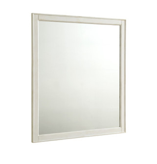 Lexington 32 In. Traditional  Mirror In Antique White (758|VM13032AW)