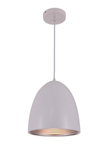 Circa Collection Pendant D9.5in H10.5in Lt:1 white Finish (758|LDPD2037)