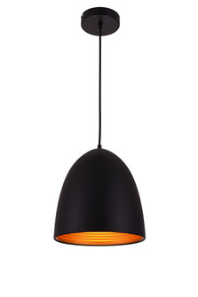 Circa Collection Pendant D9.5in H10.5in Lt:1 Black Finish (758|LDPD2036)