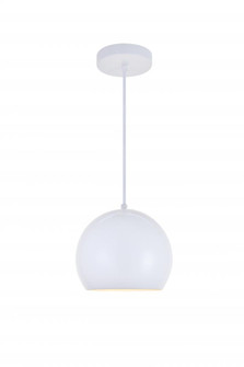 Kasey 1 Light White Pendant (758|LD2403WH)