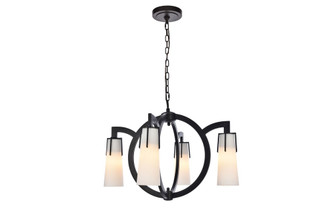 Harlow Nights 4 Light Vintage Bronze Chandelier (758|1542D28VB)