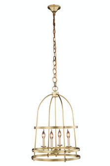 Baltic Collection Chandelier D:18 H:28 Lt:4 Burnished Brass Finish (758|1498D18BB)