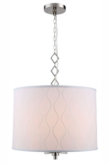 Meridian Collection Chandelier D:23 H:19 Lt:4 Polished Nickel Finish (758|1457D23PN)