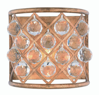 Madison 1 light Golden Iron Wall Sconce Clear Royal Cut Crystal (758|1214W11GI/RC)