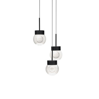 DOUBLE BUBBLE 3LGT ROUND MULTILGT 3000K (3612|PD-82003R-BK)
