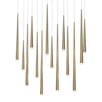CASCADE 14LGT LINEAR CRYSTAL MULTI 3500K (3612|PD-41714L-BK)