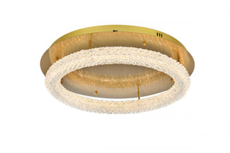 Bowen 26 inch Adjustable LED Flush Mount in Satin Gold (758|3800F26SG)