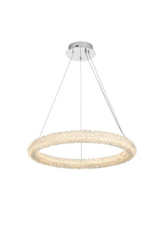 Bowen 24 inch Adjustable LED Chandelier in Chrome (758|3800D23C)