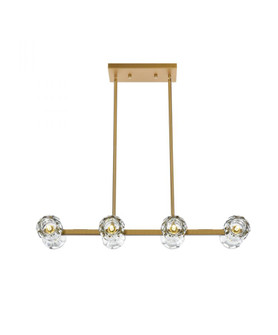 Eren 31 inch Pendant Light in Satin Gold (758|3505D31SG)