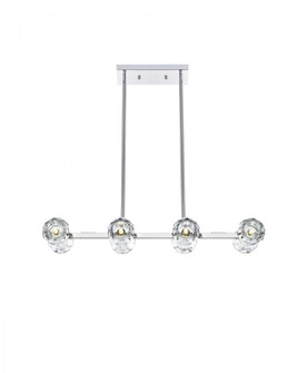 Eren Pendant L31'' W8'' H3.5'' L8 Chrome (758|3505D31C)