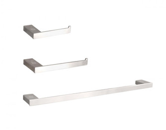 Sofia 3-Piece Bathroom Hardware Set in Brushed Nickel (758|HWB-13S3RBNK)