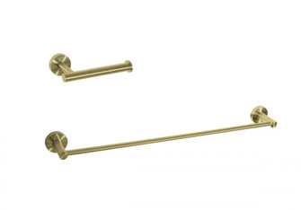 Bathroom hardware set 24''x2.8''+6.2''x3.5'' brushed gold (758|HWB-11S2BGD)