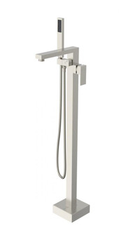 Henry Floor Mounted Roman Tub Faucet with Handshower in Brushed Nickel (758|FAT-8002BNK)