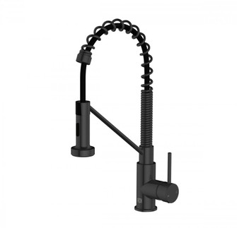 Yara Single Handle Pull Down Sprayer Kitchen Faucet in Matte Black (758|FAK-310MBK)