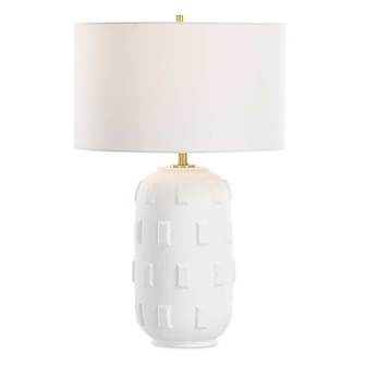 Uttermost Emerie Textured White Table Lamp (85|30256-1)